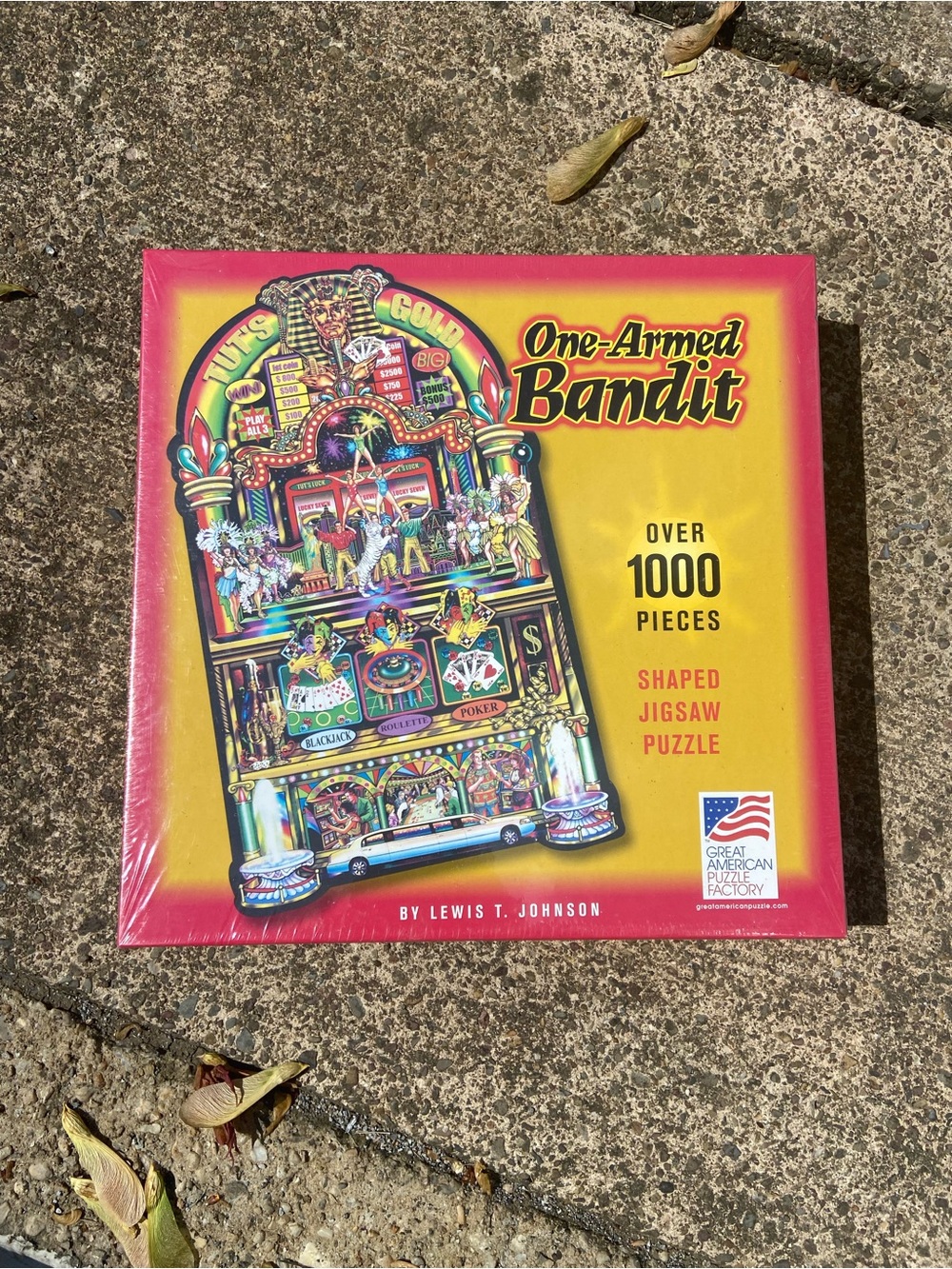 NEW/SEALED One-Armed Bandit Shaped Jigsaw Puzzle (2004) 1000+ Pieces